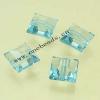 Acrylic Beads Faceted Square 10x10mm Sold by Bag