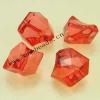 Transparent Acrylic Beads Nugget 9x12x18mm Sold by Bag