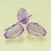 Transparent Acrylic Beads Faceted Teardrop 10x18mm Sold by Bag