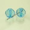 Transparent Acrylic Beads Faceted Round 14mm Sold by Bag