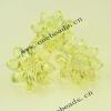 Transparent Acrylic Beads Flower 21x21mm Sold by Bag