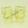 Transparent Acrylic Beads Animal 19x25mm Sold by Bag