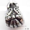 Antique Silver Acrylic Beads 7x10mm Hole:1.5mm  Sold by Bag