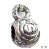Antique Silver Acrylic Beads 7x12mm Hole:2mm  Sold by Bag
