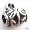 Antique Silver Acrylic Beads 9x10mm Hole:1.5mm  Sold by Bag