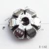 Antique Silver Acrylic Beads Flower 10x10mm Hole:1mm Sold by Bag