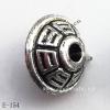 Antique Silver Acrylic Beads-Spacer 10x16mm Hole:3mm Sold by Bag