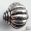 Antique Silver Acrylic Beads Fat Bottle 27x27mm Hole:2.5mm Sold by Bag