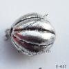 Antique Silver Acrylic Beads Round 8x8mm Hole:1mm Sold by Bag