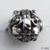 Antique Silver Acrylic Beads-Spacer 9x8mm Hole:1mm Sold by Bag