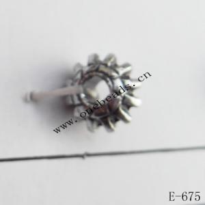 Antique Silver Acrylic Beads-Spacer 5x8mm Hole:2mm Sold by Bag