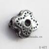 Antique Silver Acrylic Beads 8x8mm Hole:1mm Sold by Bag