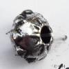 Antique Silver Acrylic Beads-Spacer 8x12mm Hole:3mm Sold by Bag