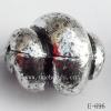 Antique Silver Acrylic Beads 12x15mm Hole:1mm Sold by Bag