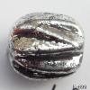 Antique Silver Acrylic Beads 13x11mm Hole:1mm Sold by Bag