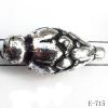 Antique Silver Acrylic Beads 25x11mm Hole:1.5mm Sold by Bag
