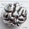 Antique Silver Acrylic Beads 22x20mm Hole:2mm Sold by Bag