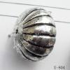 Antique Silver Acrylic Beads Rondelle 21x14mm Hole:1mm Sold by Bag