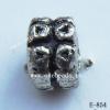 Antique Silver Acrylic Beads-Spacer 9x6mm Hole:3.5mm Sold by Bag