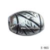 Antique Silver Acrylic Beads Flat Drum 13x10x6mm Hole:1mm Sold by Bag