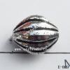Antique Silver Acrylic Beads 13x10mm Hole:1mm Sold by Bag