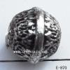 Antique Silver Acrylic Beads 8x10mm Hole:1.5mm Sold by Bag