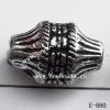 Antique Silver Acrylic Beads 10x15mm Hole:1mm Sold by Bag