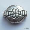 Antique Silver Acrylic Beads 13x11x6mm Hole:2mm Sold by Bag