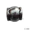 Antique Silver Acrylic Beads-Spacer 7x8mm Hole:2.5mm Sold by Bag