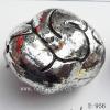 Antique Silver Acrylic Beads 29x23mm Hole:2mm Sold by Bag