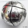 Antique Silver Acrylic Beads Round 27mm Hole:3mm Sold by Bag