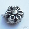 Antique Silver Acrylic Beads 7x4mm Hole:1mm Sold by Bag