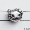 Antique Silver Acrylic Beads 10x9x6mm Hole:1mm Sold by Bag