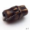 Antique Copper Acrylic Beads Tube 6x12mm Hole:1.5mm Sold by Bag