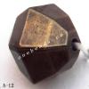 Antique Copper Acrylic Beads 10x10mm Hole:1mm Sold by Bag