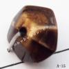 Antique Copper Acrylic Beads 8x14mm Hole:1.5mm Sold by Bag
