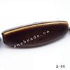 Antique Copper Acrylic Beads Tube 27x10mm Hole:2mm Sold by Bag