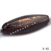 Antique Copper Acrylic Beads Tube 21x7mm Hole:1.5mm Sold by Bag