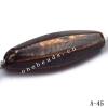 Antique Copper Acrylic Beads Tube 21x7mm Hole:1.5mm Sold by Bag