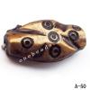 Antique Copper Acrylic Beads Tube 25x13mm Hole:12mm Sold by Bag