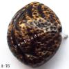 Antique Copper Acrylic Beads 16x19mm Hole:2mm Sold by Bag