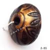 Antique Copper Acrylic Beads Rondelle 22x22x14mm Hole:3.5mm Sold by Bag