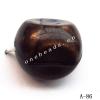 Antique Copper Acrylic Beads 14x13mm Hole:2mm Sold by Bag