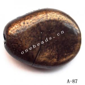 Antique Copper Acrylic Beads 24x18mm Hole:2mm Sold by Bag