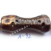 Antique Copper Acrylic Beads Bone 41x16mm Hole:2.5mm Sold by Bag
