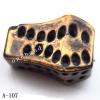 Antique Copper Acrylic Beads 26x17mm Hole:2.5mm Sold by Bag