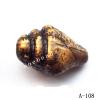 Antique Copper Acrylic Beads 30x20mm Hole:2.5mm Sold by Bag