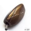 Antique Copper Acrylic Beads Tube 16x9mm Hole:2mm Sold by Bag