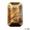 Antique Copper Acrylic Beads Rectangular 24x40x9mm Hole:2mm Sold by Bag
