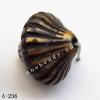 Antique Copper Acrylic Beads 14x12mm Hole:1.5mm Sold by Bag